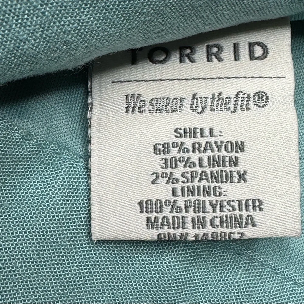 Torrid Women's Aqua High Waist Shorts